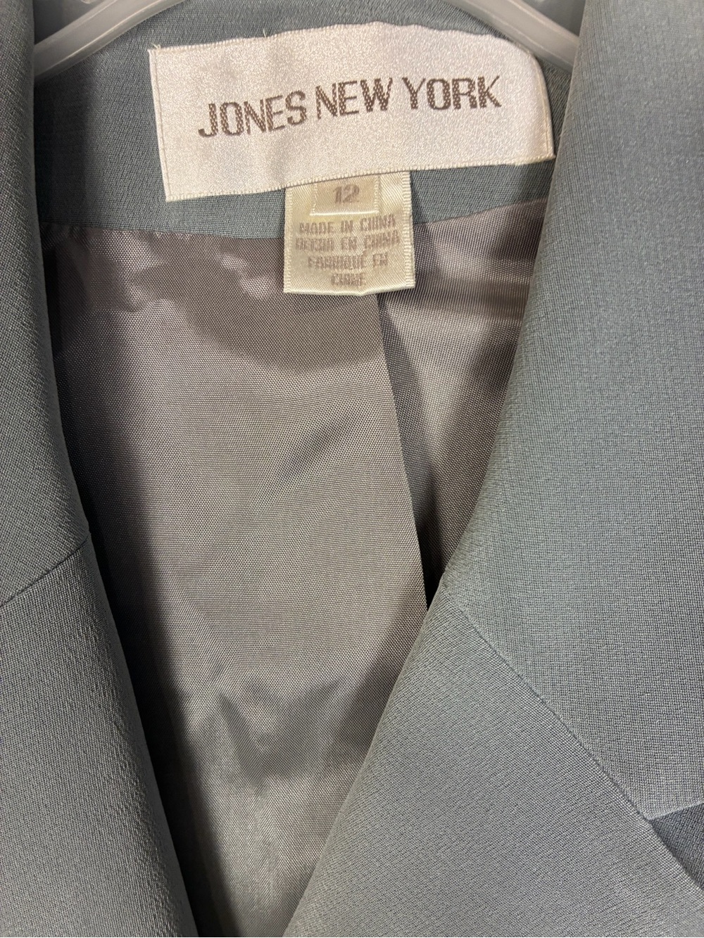 VTG 90s Jones New York 100% 2 Piece Set Suit Blazer Pants - Picture 2 of 14